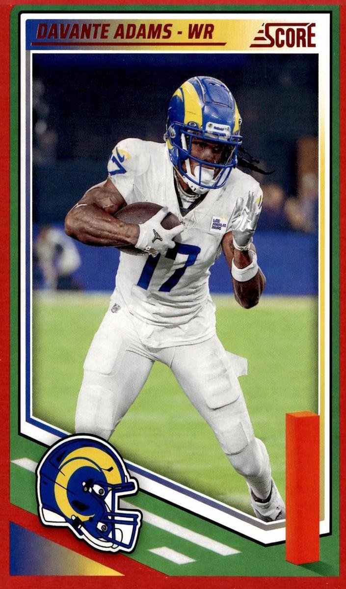 2025 Panini Score Football Red Davante Adams #73