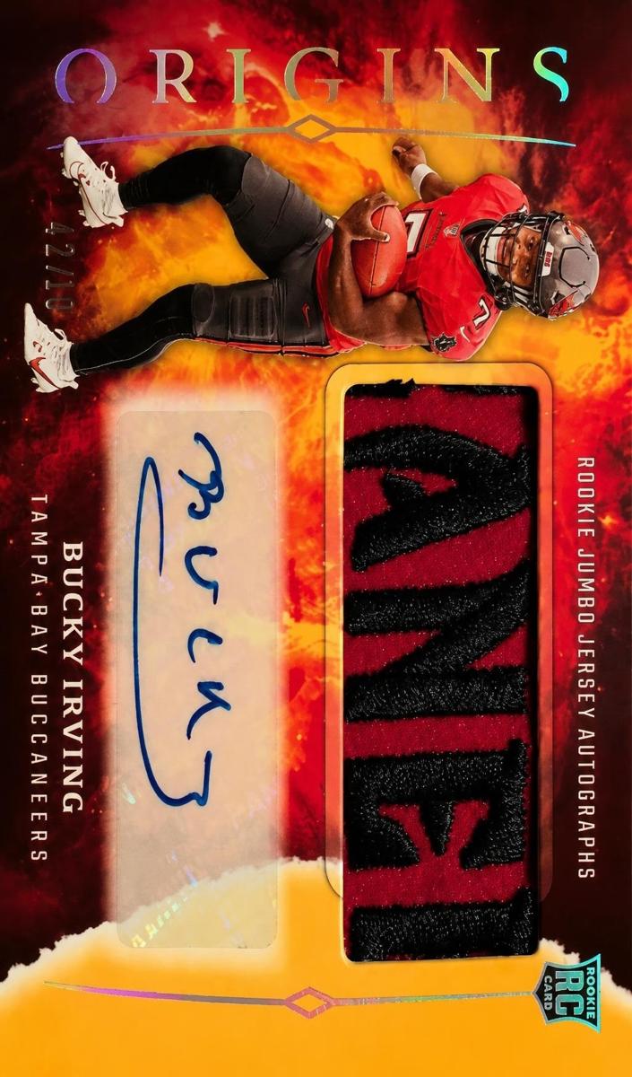 2024 Panini Origins Football Gold Bucky Irving #RJA-BIR