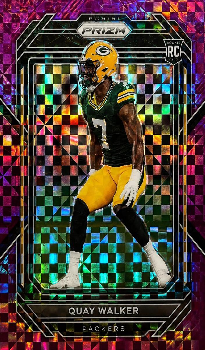 2022 Panini Prizm Football Purple Power Quay Walker #373