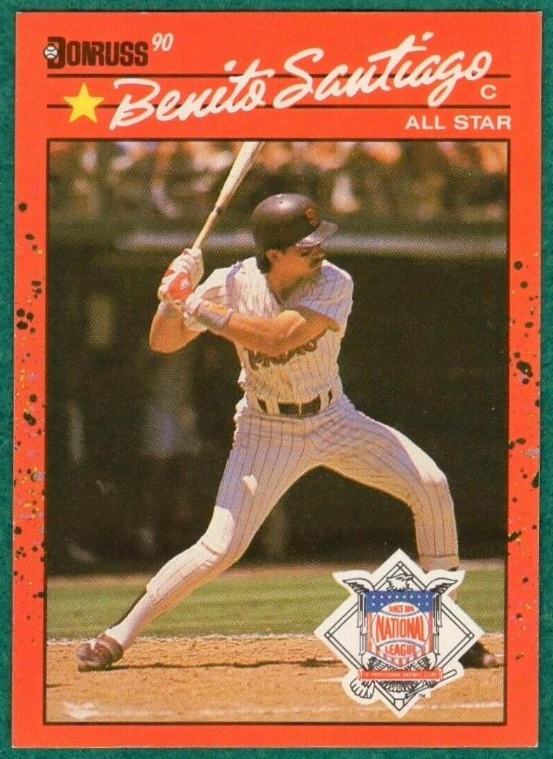 1990 Donruss Baseball Benito Santiago #708