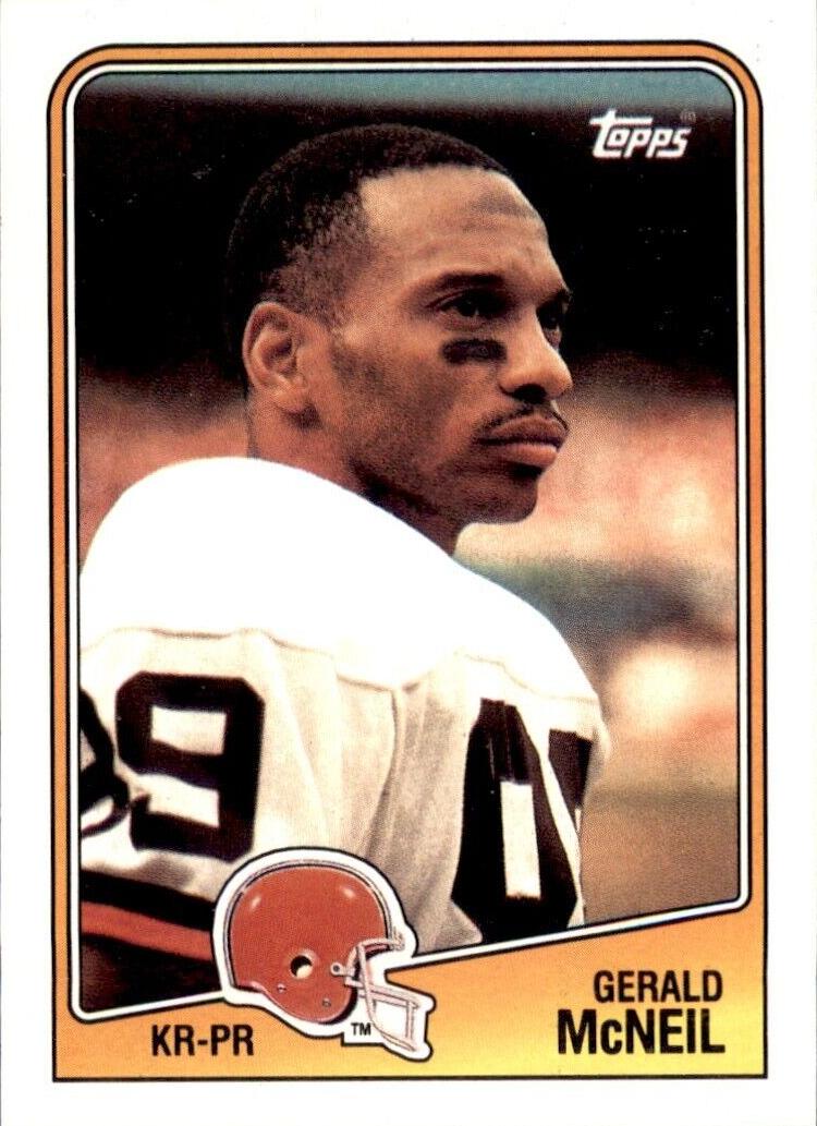 1988 Topps Football Gerald McNeil #90 PSA 9