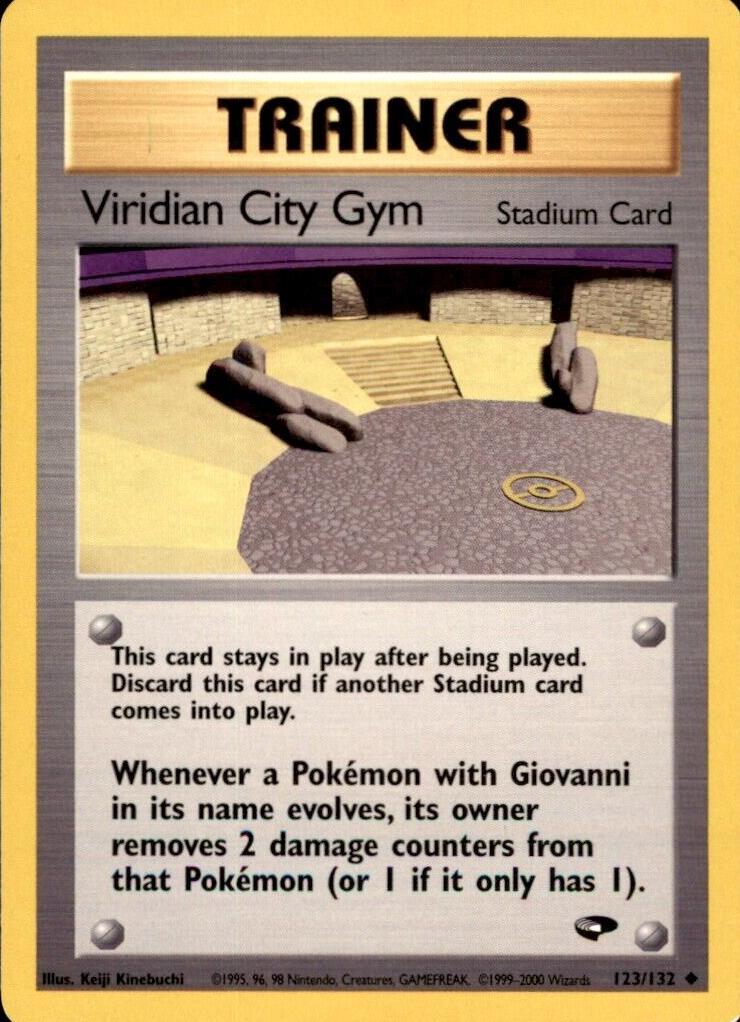 2000 Pokemon Gym Challenge Viridian City Gym #123