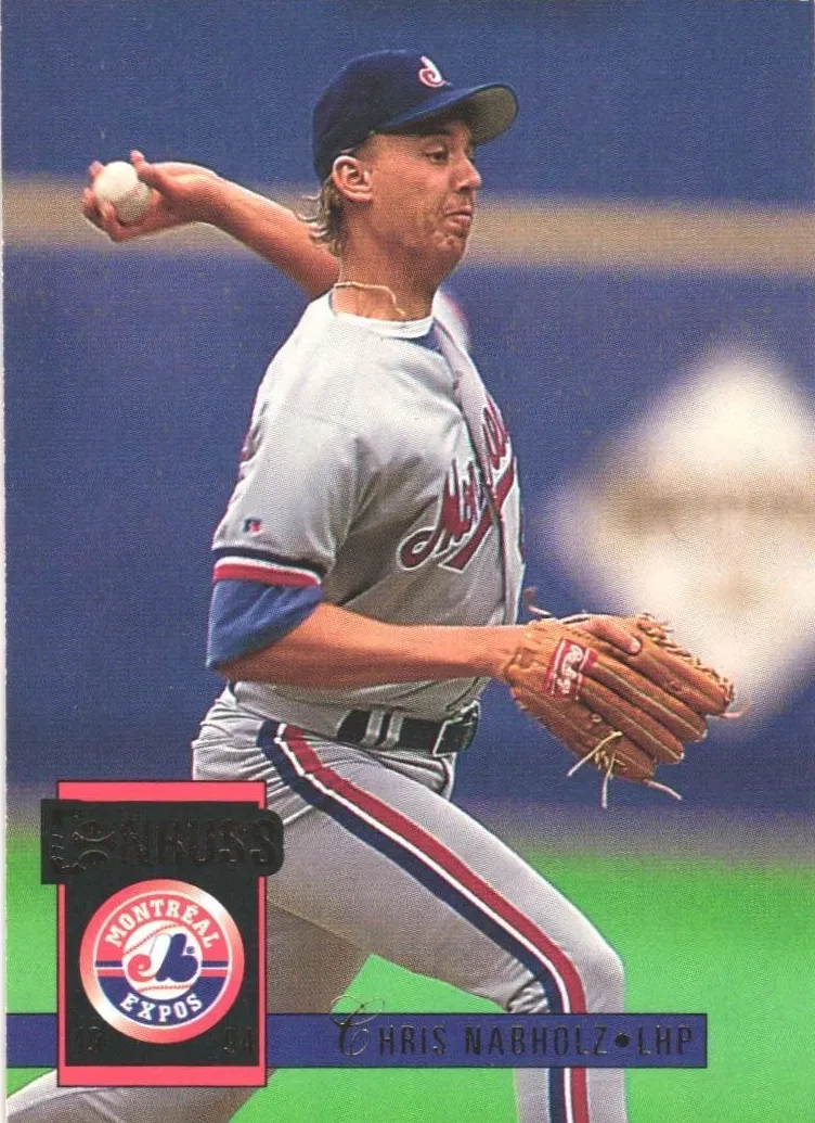 1994 Donruss Baseball Chris Nabholz #589