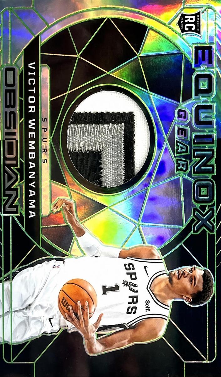 2023 Panini Obsidian Basketball Green Victor Wembanyama #EG-WEM PSA 7.5