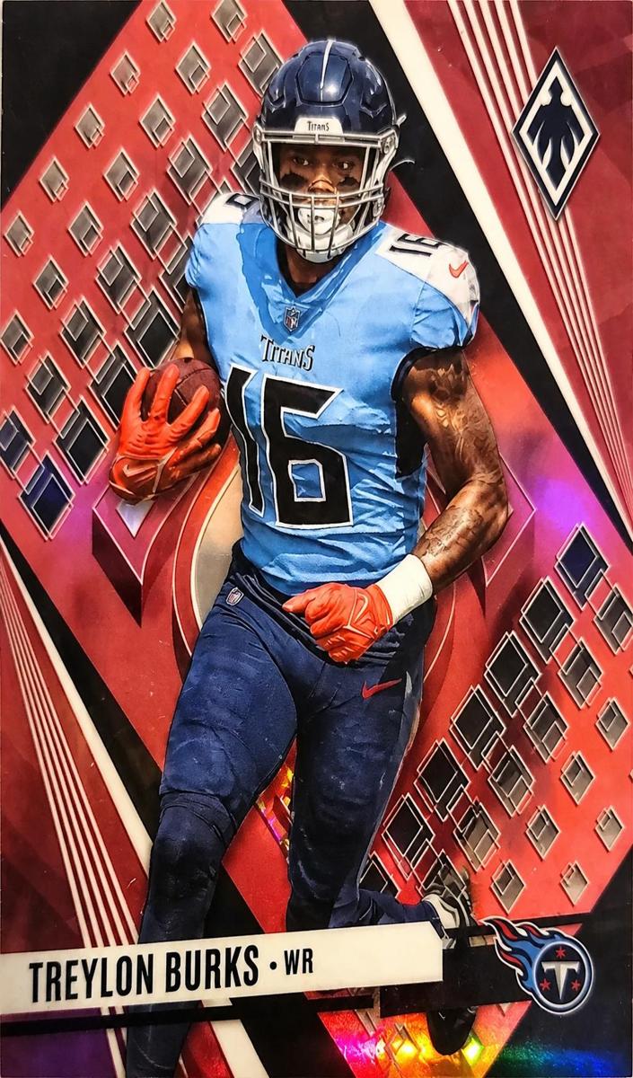 2023 Panini Phoenix Football Pink Treylon Burks #85