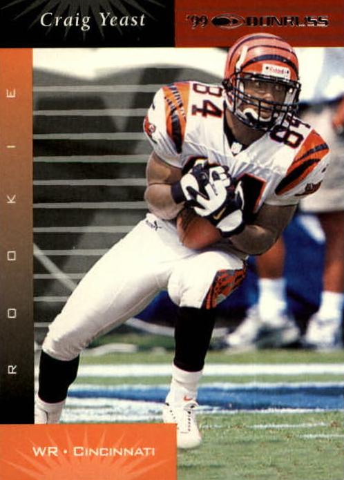 1999 Donruss Football Craig Yeast #172
