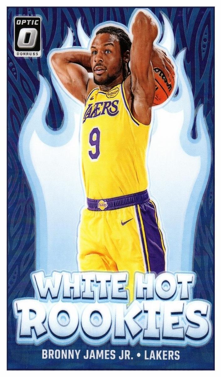 2024 Donruss Optic Basketball Purple Bronny James Jr. #15 PSA 10