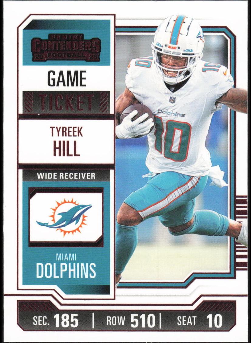 2023 Panini Contenders Football Bronze Tyreek Hill #65