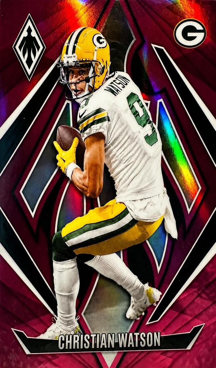 2024 Panini Phoenix Football Pink Christian Watson #27