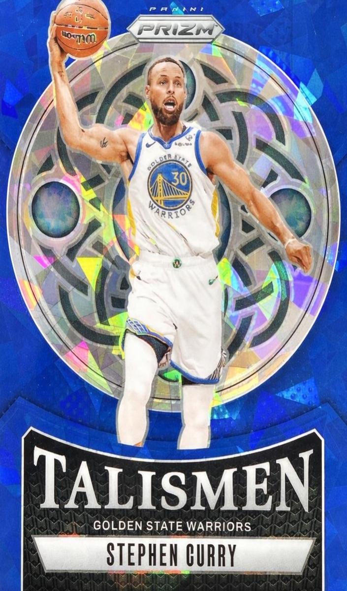 2024 Panini Prizm Basketball Blue Ice Stephen Curry #20 PSA 9