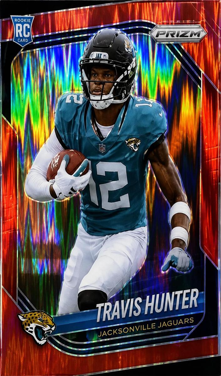 2025 Panini Prizm Football Red Flash Travis Hunter #301