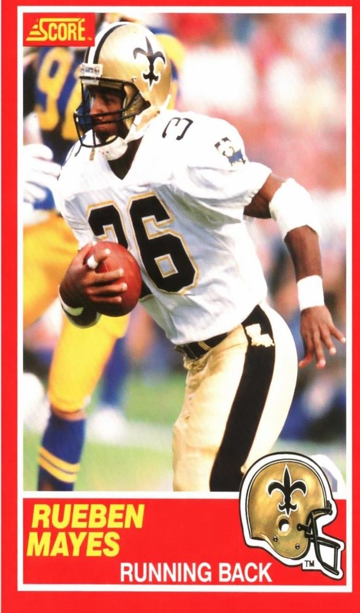 1989 Score Football Rueben Mayes #144 PSA 9