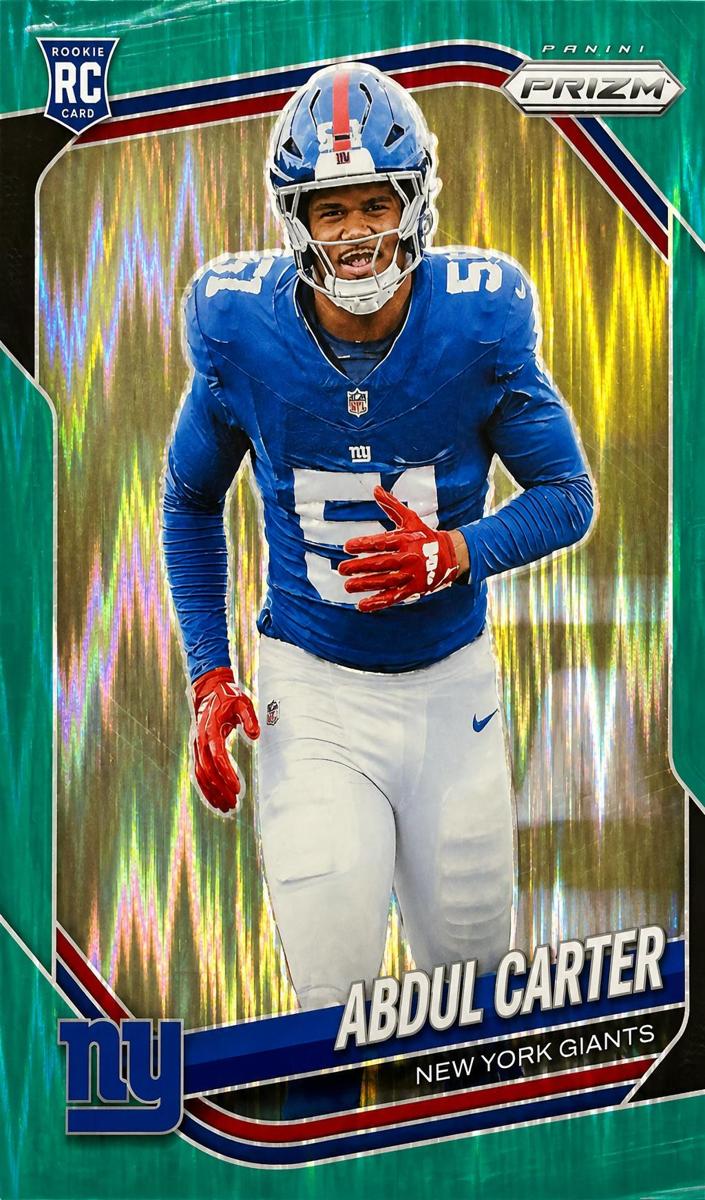 2025 Panini Prizm Football Green Flash Abdul Carter #394