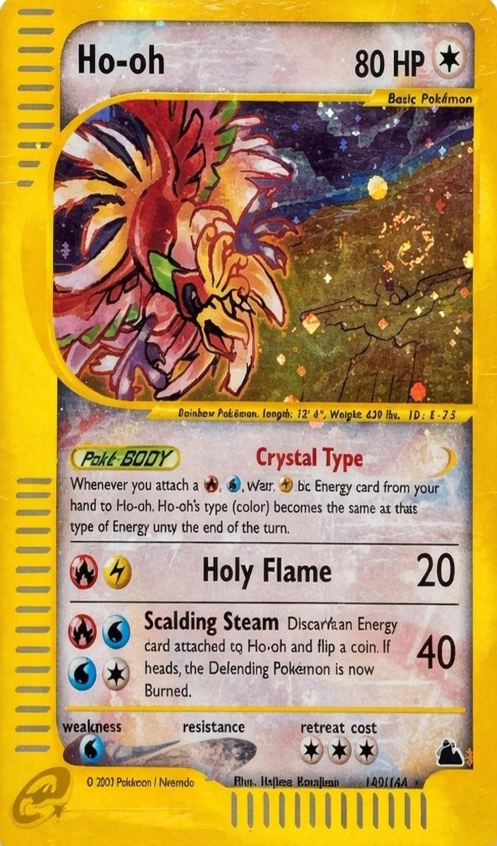 2003 Pokemon Skyridge HO-Oh #149 PSA 7