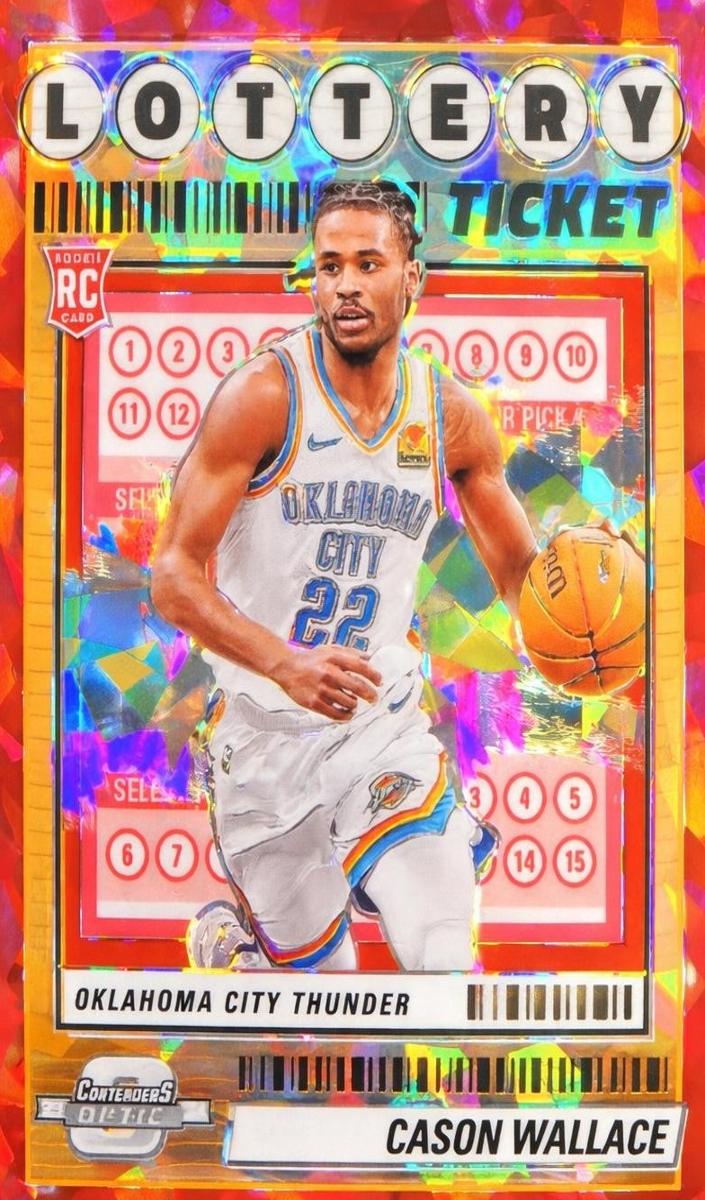 2023 Panini Contenders Basketball Cracked Ice Cason Wallace #10