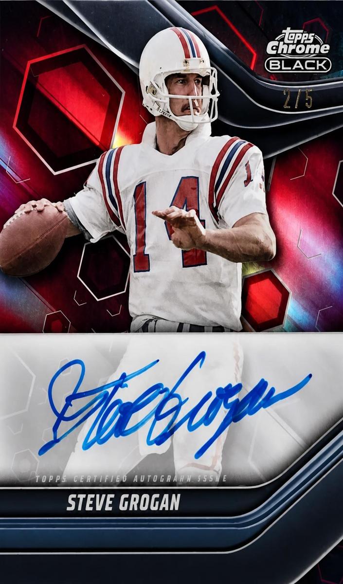 2023 Topps Composite Football Red Refractor Steve Grogan #TCBA-SGR