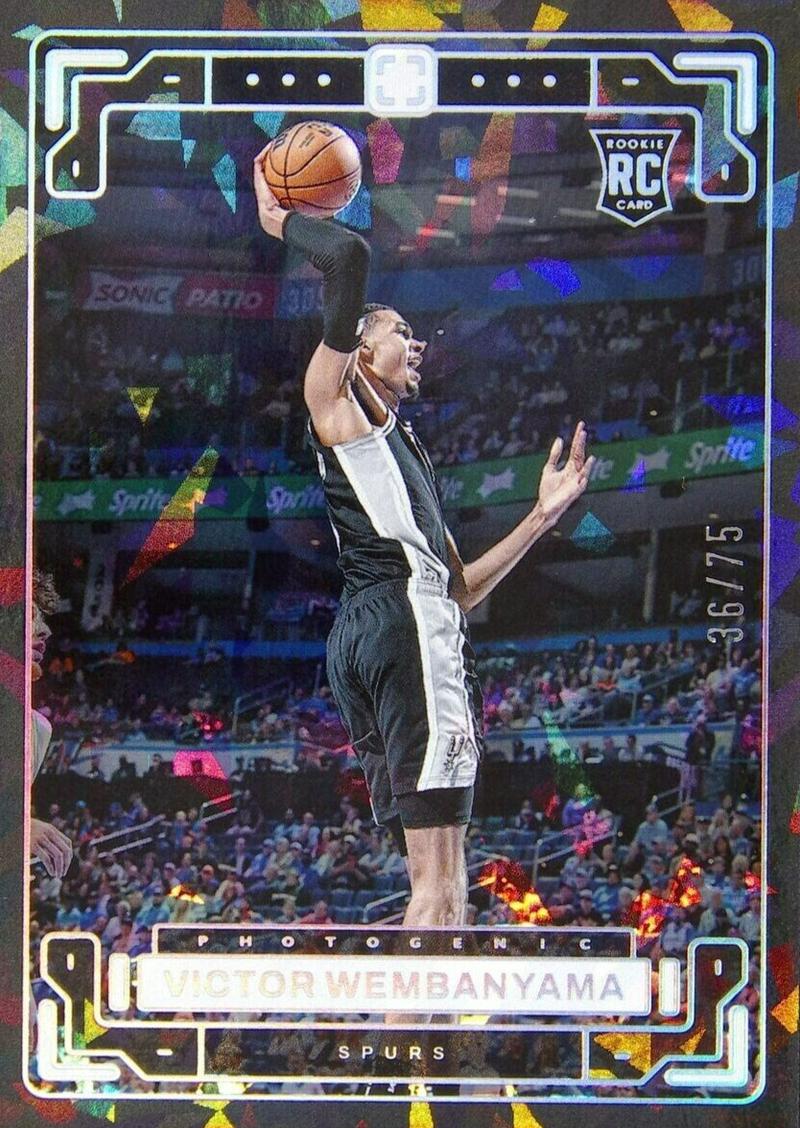 2023 Panini PhotoGenic Basketball Diamond Victor Wembanyama #9