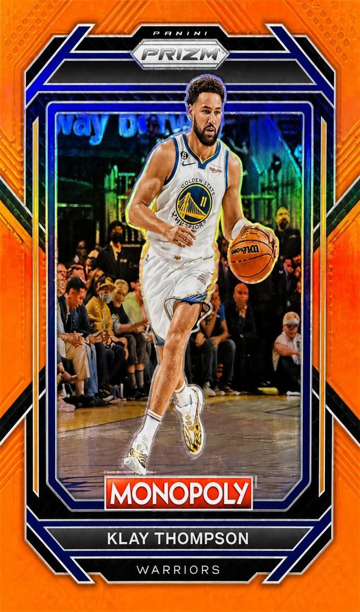 2022 Panini Prizm Monopoly Basketball Orange Klay Thompson #29 PSA 9