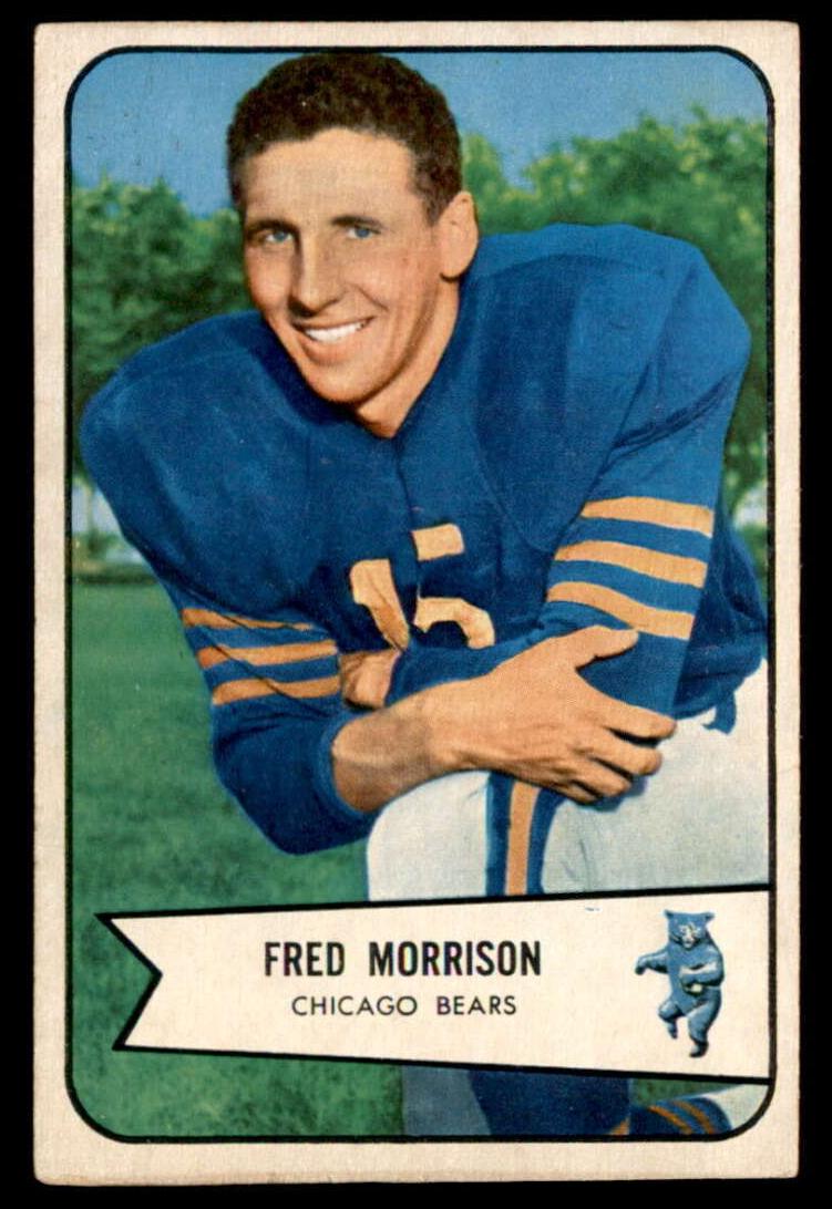 1954 Bowman Football Fred Morrison #35