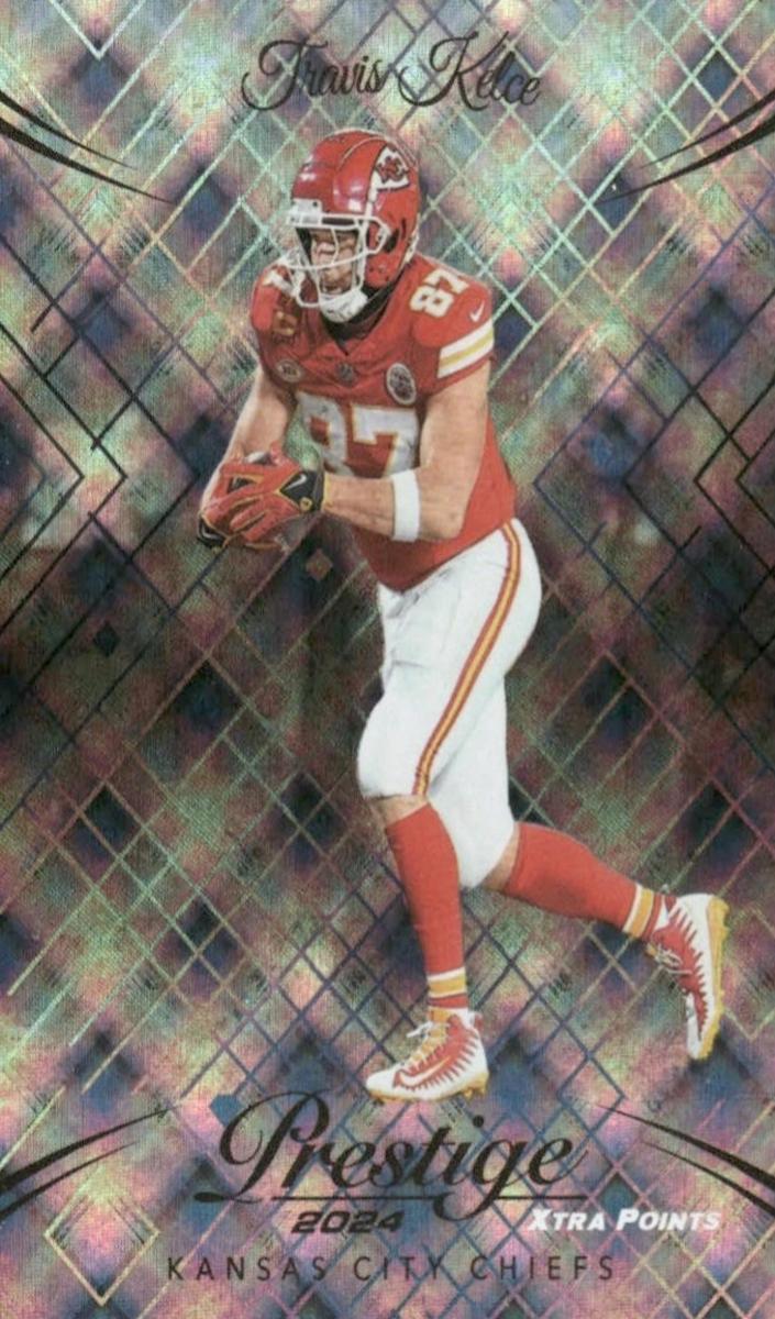 2024 Panini Prestige Football Diamond Xtra Points Travis Kelce #145