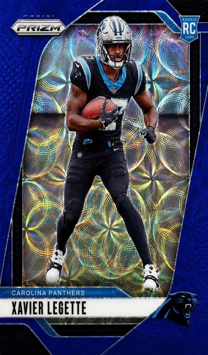 2024 Panini Prizm Football Choice Blue Xavier Legette #398 SGC 9