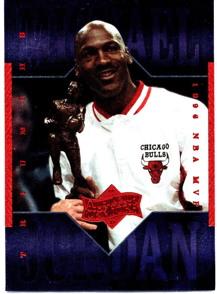 1999 Upper Deck Michael Jordan Athlete of the Century Basketball Michael Jordan #72