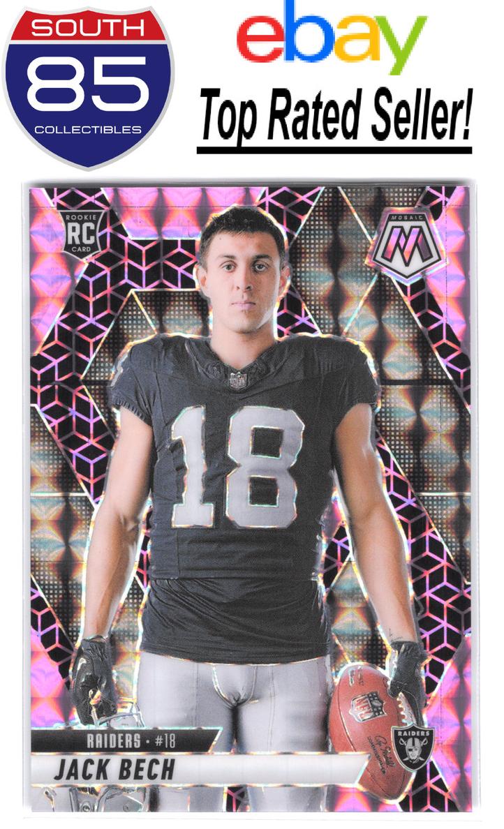 2025 Panini Mosaic Football Pink Spectris Jack Bech #280