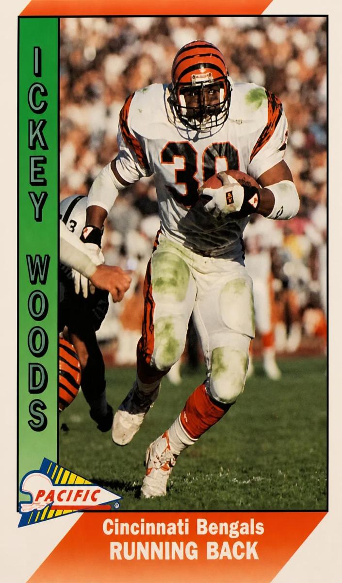 1991 Pacific Football Ickey Woods #75 PSA 10