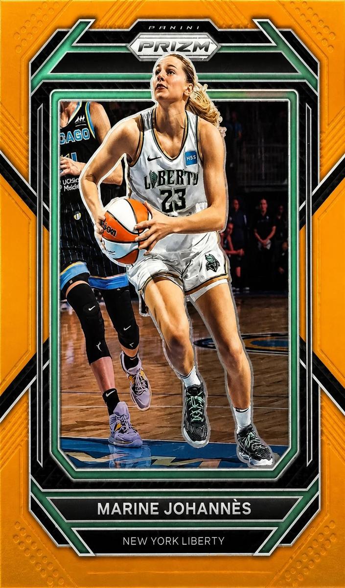 2023 Panini Prizm WNBA Basketball Orange Marine Johannes #6 PSA 10