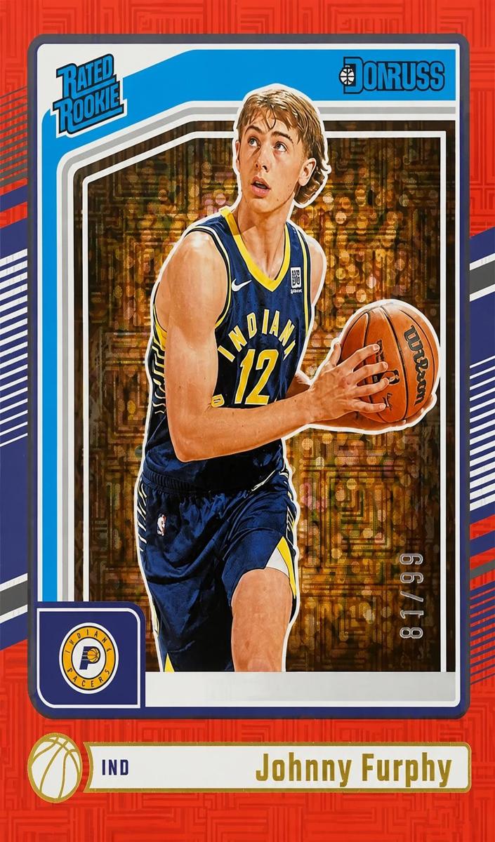 2024 Panini Donruss Basketball Choice Red Johnny Furphy #242