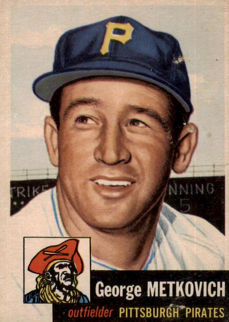 1953 Topps Baseball George Metkovich #58 PSA 5.5