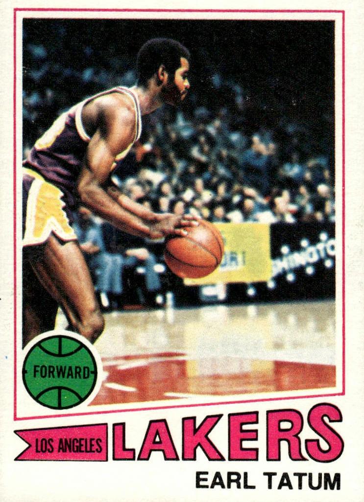 1977 Topps Basketball Earl Tatum #122 PSA 8