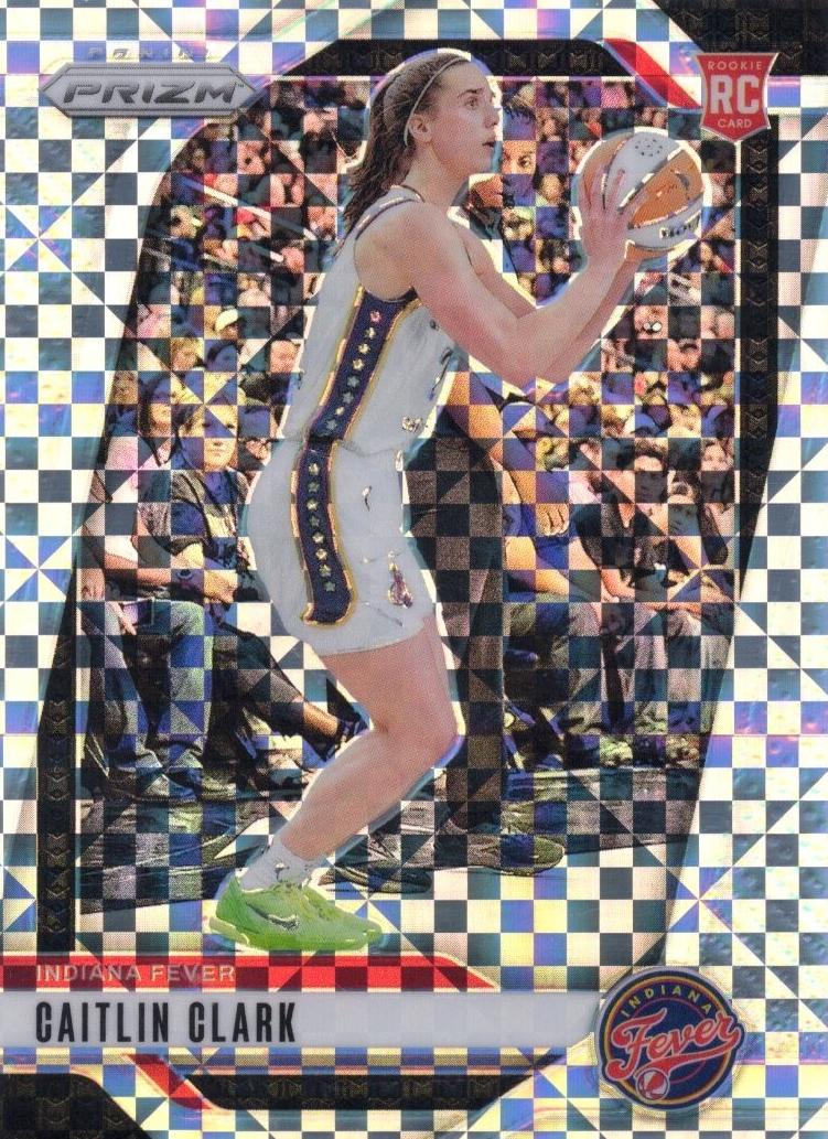 2024 Panini Prizm WNBA Basketball Checkerboard Caitlin Clark #22 PSA 9
