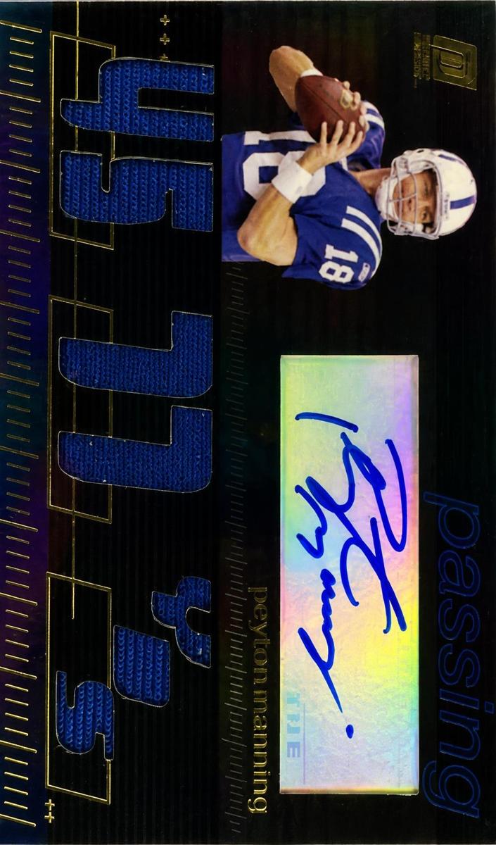 2006 Topps Paradigm Football Gold Peyton Manning #TPCHP-PM