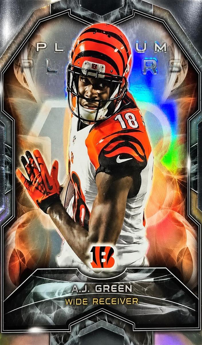 2015 Topps Platinum Football A.J. Green #PDC-AG