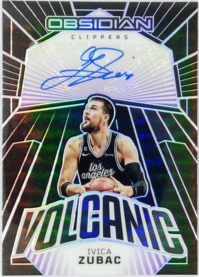 2022 Panini Obsidian Basketball Electric Etch Purple Ivica Zubac #VS-ZCL