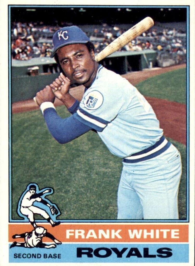 1976 Topps Baseball Frank White #369