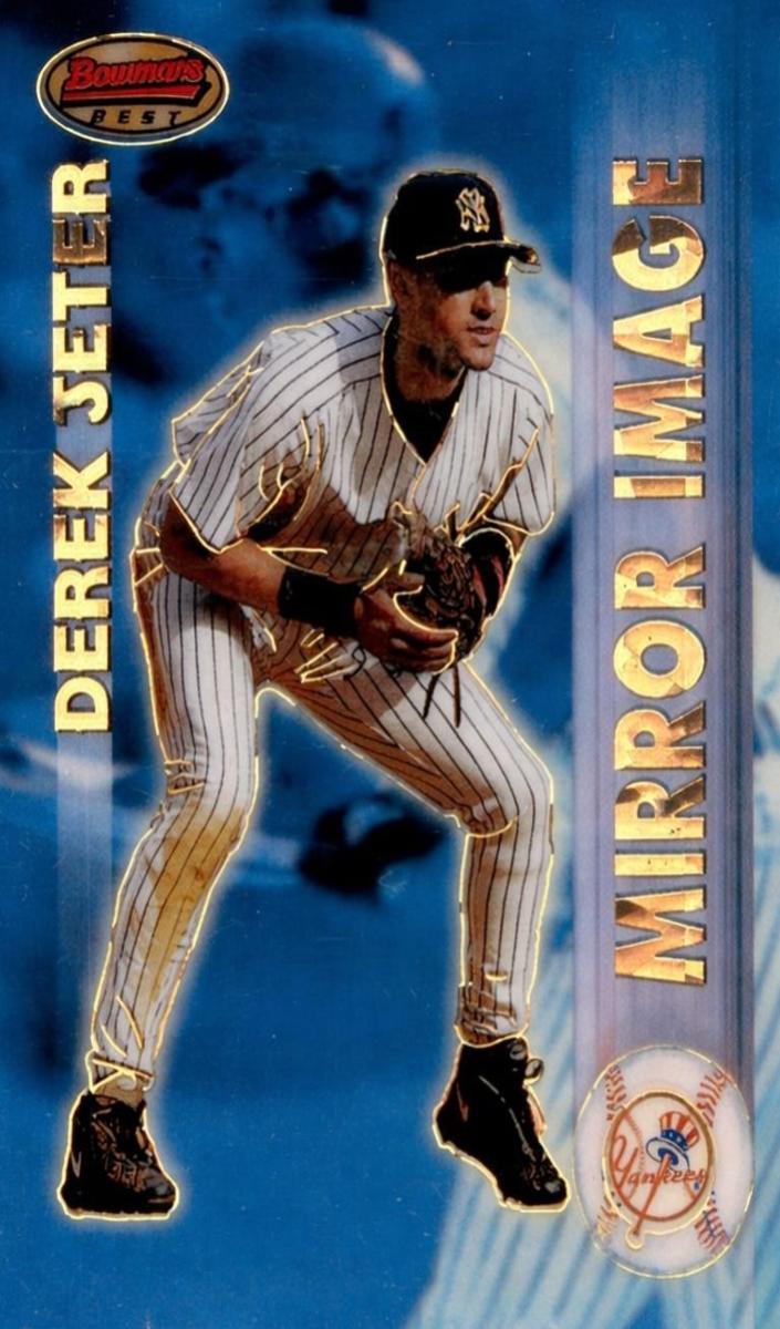 1999 Bowman's Best Baseball Atomic Refractor Derek Jeter #M3 PSA 8.5