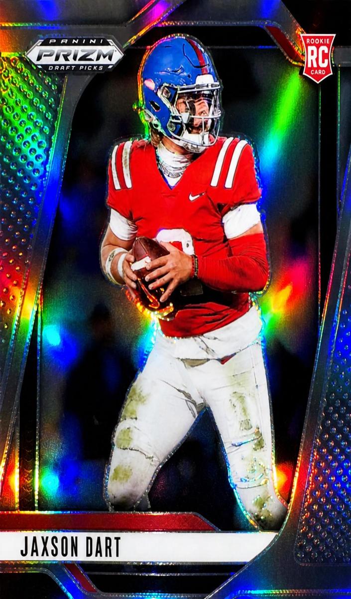2025 Panini Prizm Draft Picks Football Silver Jaxson Dart #90 RAW Ungraded