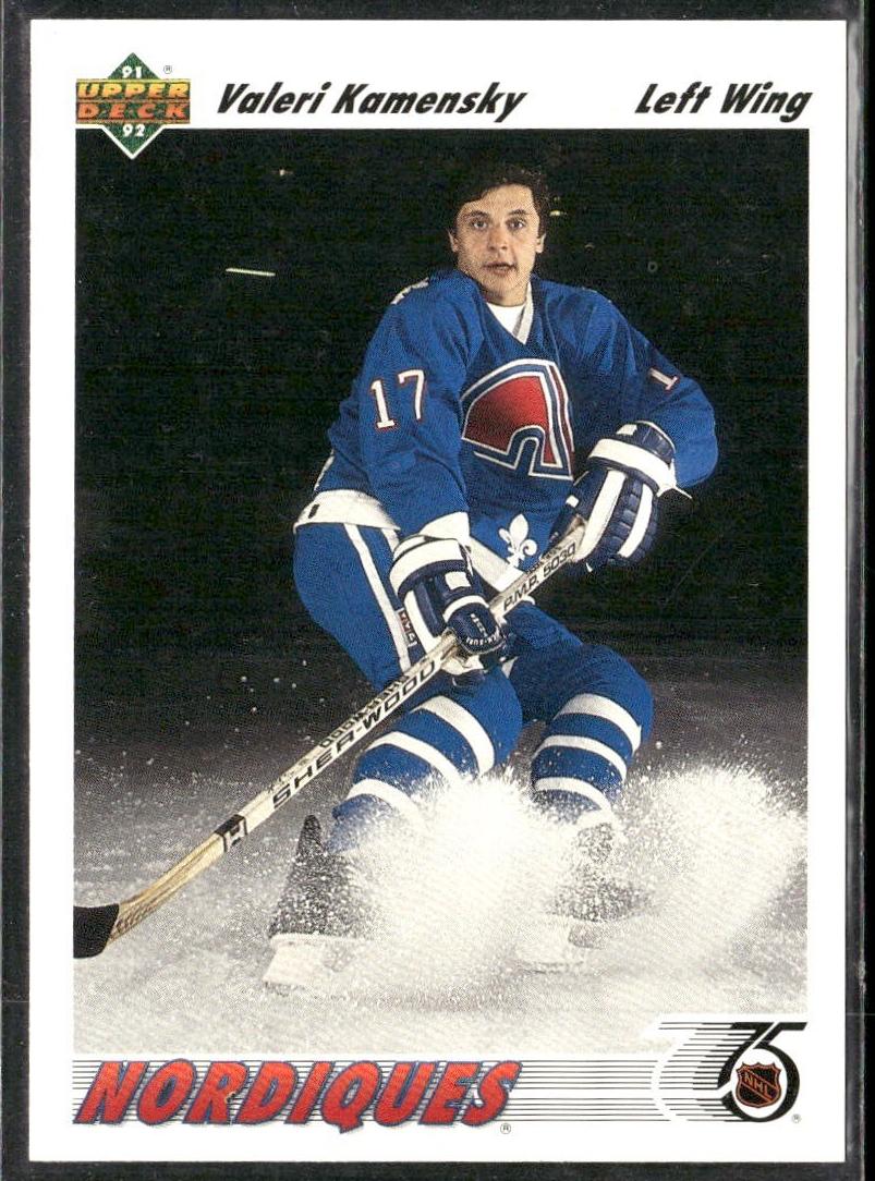 1991 Upper Deck Hockey Valeri Kamensky #273
