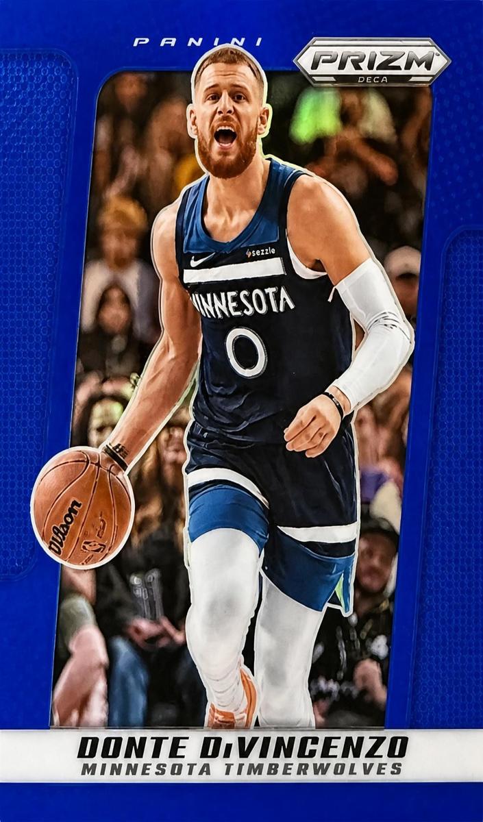 2024 Panini Prizm Deca Basketball Blue Donte DiVincenzo #90