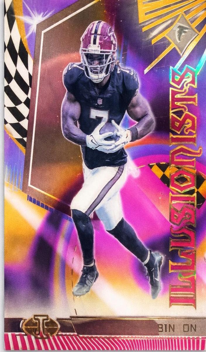 2023 Panini Illusions Football Pink Bijan Robinson #11 PSA 10