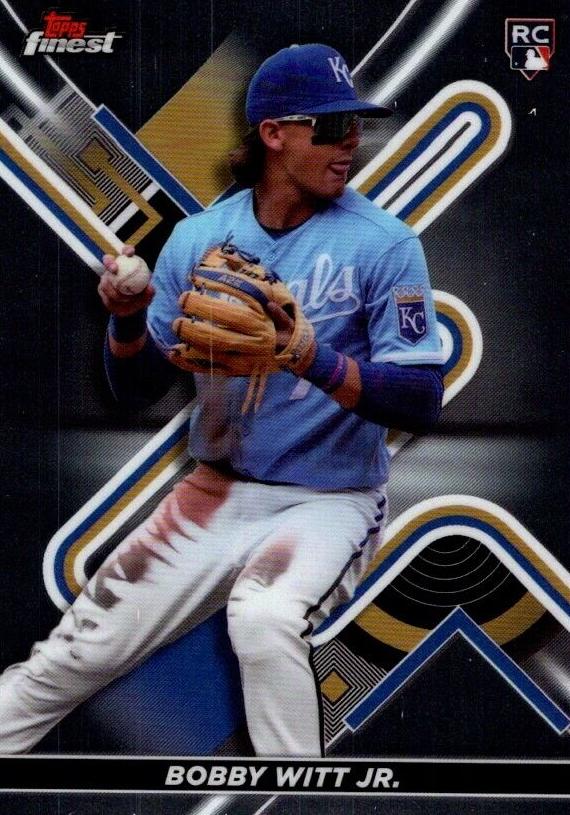 2022 Topps Finest Baseball Bobby Witt Jr. #62