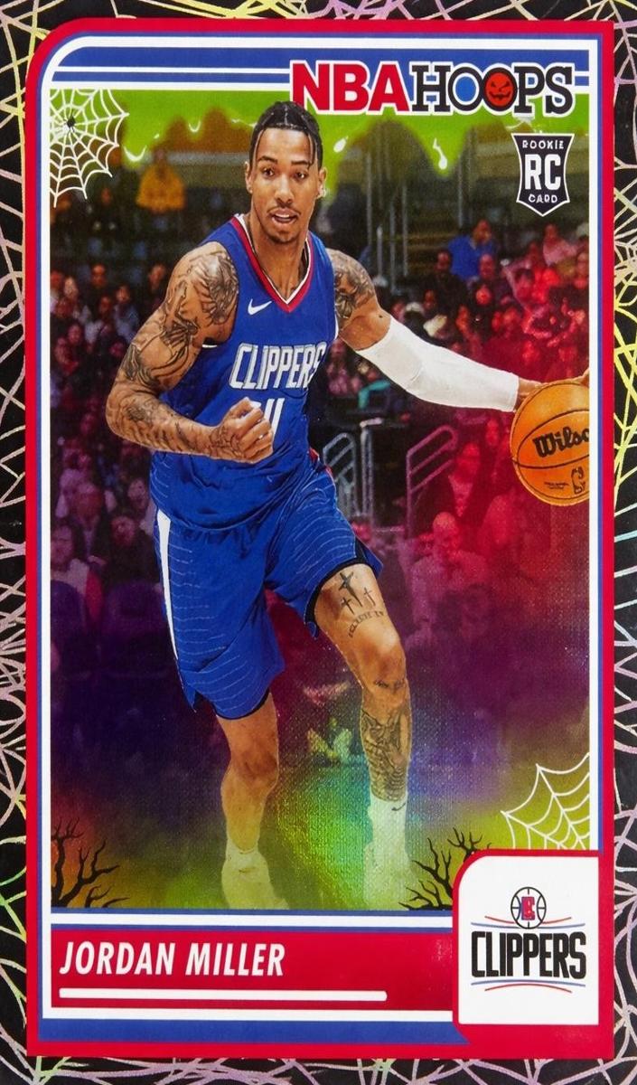 2023 Panini Haunted Hoops Basketball Holo Webs Jordan Miller #237 PSA 9