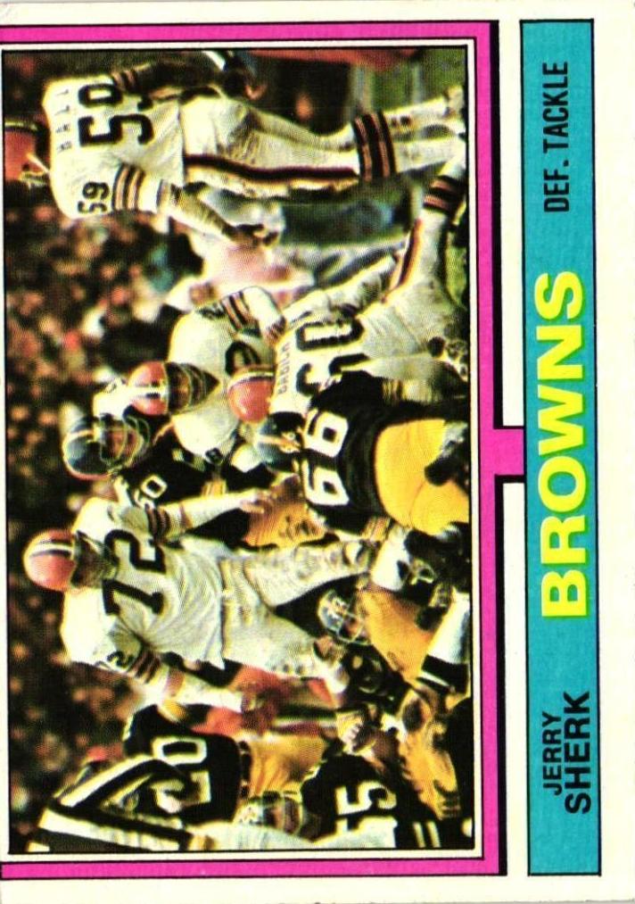 1974 Topps Football Jerry Sherk #211
