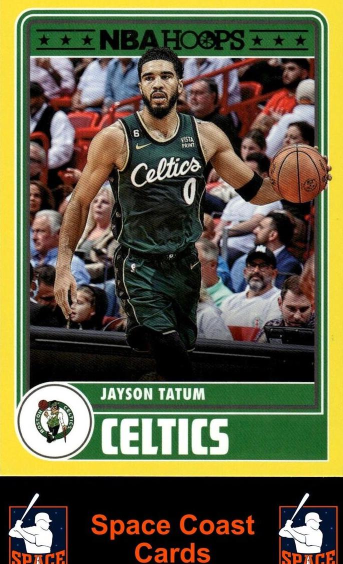 2023 Panini Hoops Basketball Yellow Jayson Tatum #287