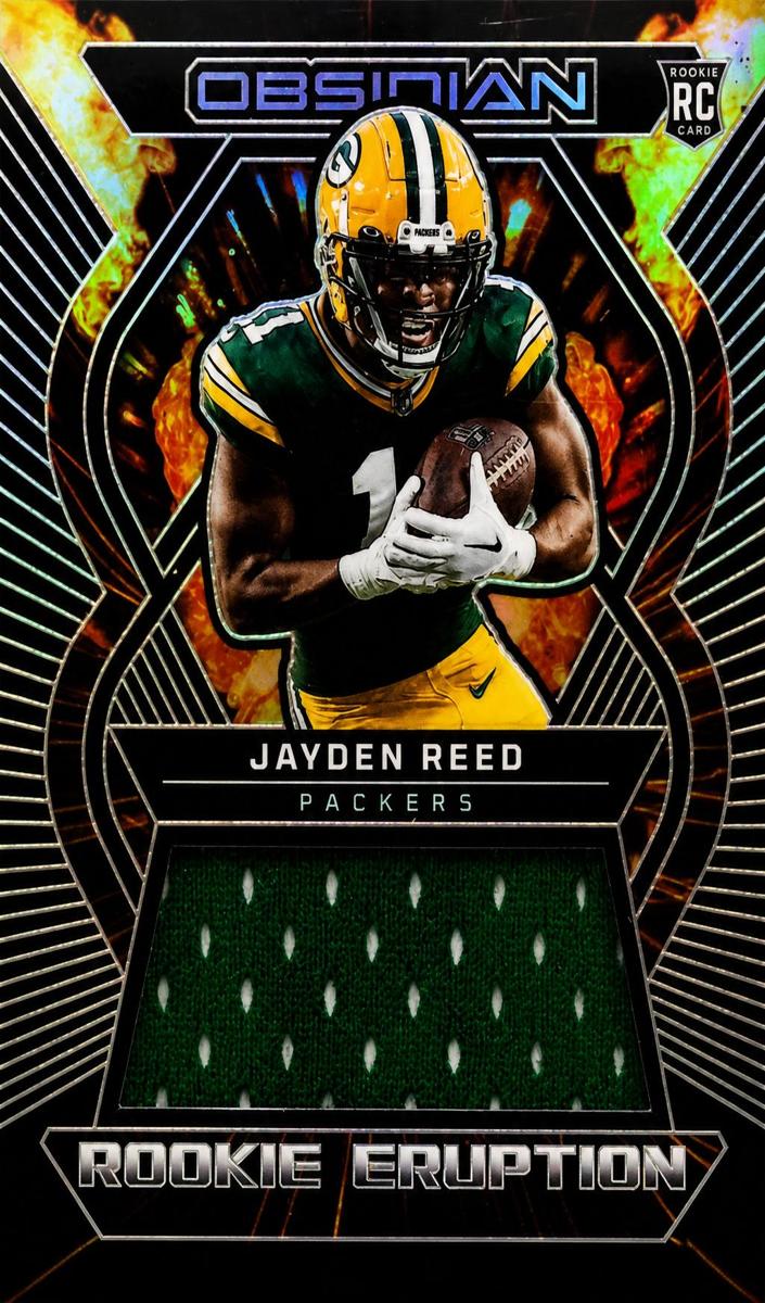 2023 Panini Obsidian Football Jayden Reed #REM-JRE