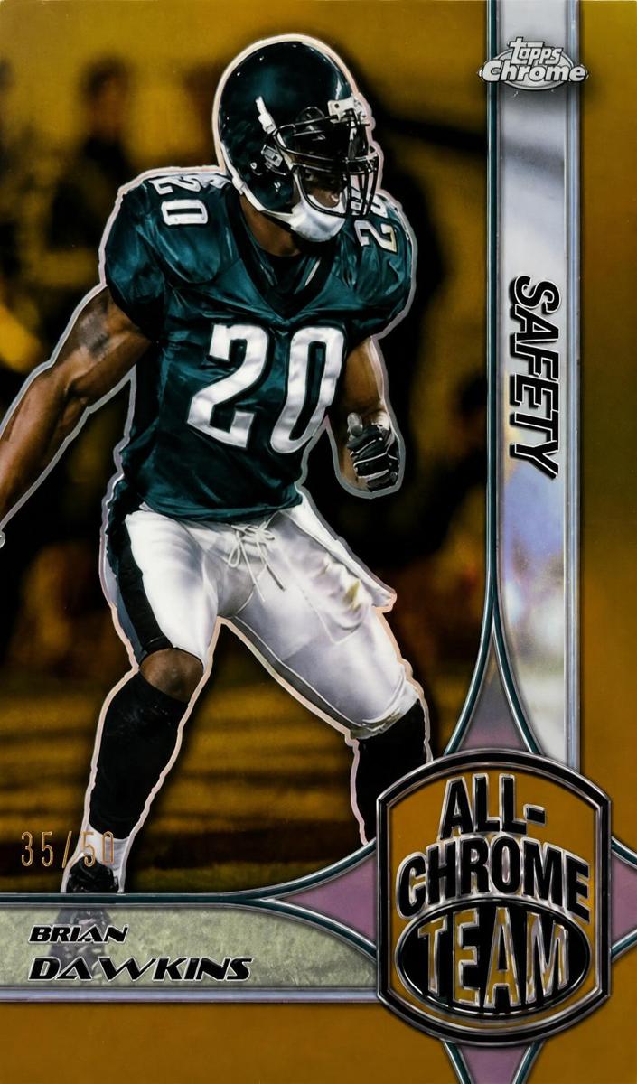 2024 Topps Chrome Football Gold Refractor Brian Dawkins #ACT-21
