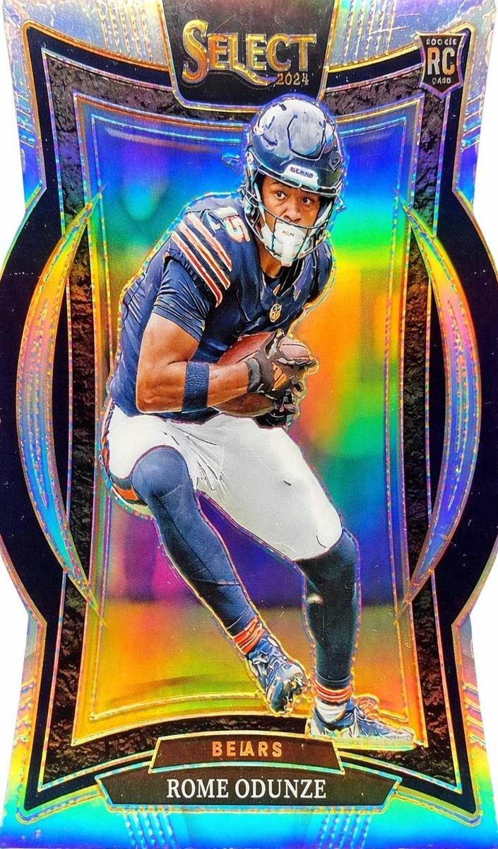 2024 Panini Select Football Silver Rome Odunze #3 PSA 9
