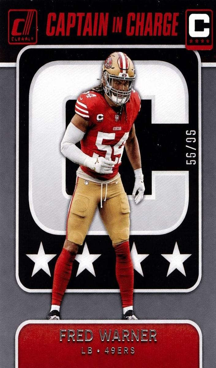 2024 Panini Clearly Donruss Football Red Fred Warner #10